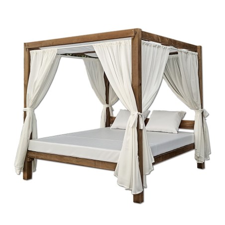 Letto balinese in legno Formentera