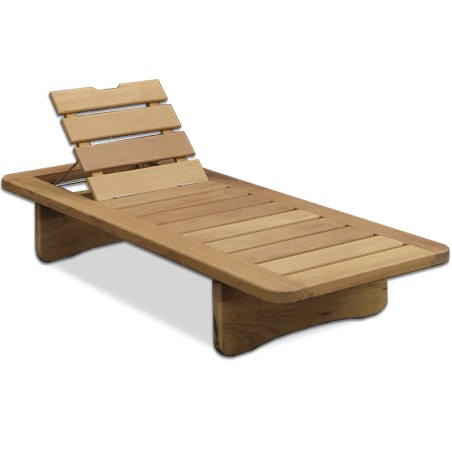 Lettino Nigeria in legno senza materasso