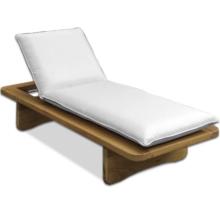 Chaise longue en bois Nigeria