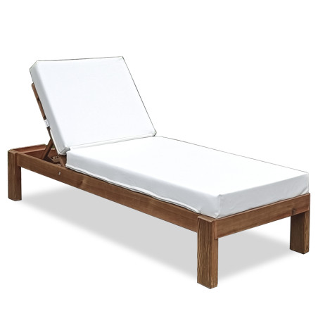 Chaise longue en bois Tanzanie